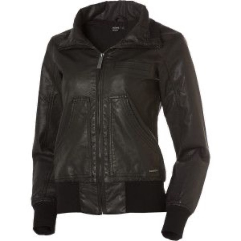 Nixon Faux Leather Satisfaction Jacket (S)